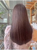 ストレートロング/ブラウンレッド