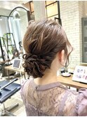【Feria谷島】シニヨンスタイル♪