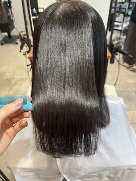 ヘアーサロン フーガ 春日部店(HAIR SALON fuuga) カット髪質改善ストレート