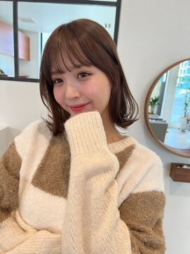 アンバー 池袋(amber) レイヤーボブ/髪質改善/ツヤ髪スタイル/縮毛矯正【池袋】