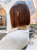 イメチェンタッセルボブ美髪縮毛矯正ボブ