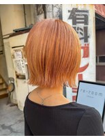 リルーム(re-room)&nbsp;ハイトーンオレンジボブ