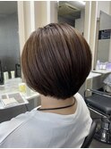 丸みショートボブ 髪質改善 髪質改善トリートメント 奈良 桜井