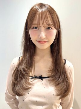 アビー(ABBEY3) レイヤーカットミディアムレイヤー顔周りレイヤーハッシュカット