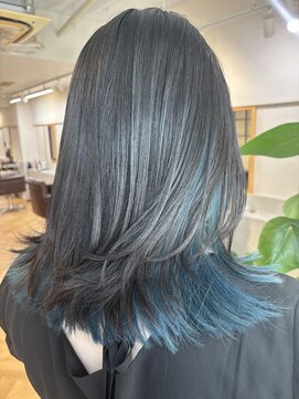 インビテーション(invitation) BLACK ×  mint Blue