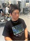 波巻きツイストスパイラルパーマ/フェザーパーマ/眉毛/メンズ