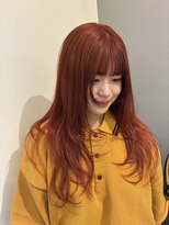 ヘアースペースマーズ&nbsp;２０代×ブリーチカラーオレンジ×トリートメント