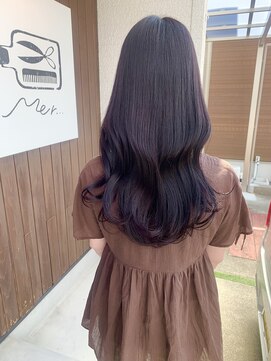 メール(Mer...) 透明感×艶感◎ 大人可愛いラベンダーカラー