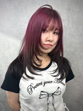 いろあそび 八王子 【ルーツカラー】ボルドー×ブラック