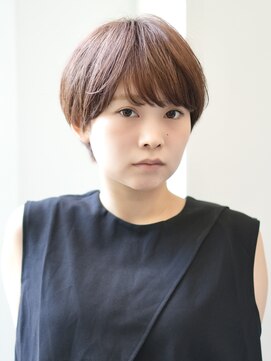 インセプション 銀座(INCEPTION) 切りっぱなしショート・ボブ/絶壁解消/前髪なし/20代/30代/面長