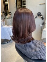 シアン 大須店(CYAN.)&nbsp;ワンカールパーマ×くびれボブ×ラベンダーカラー