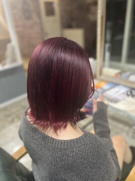 マンプスウタタ (Mumps utata) 顎下2センチBob×wine red