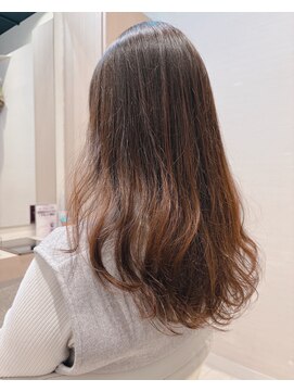 大人かわいい☆伸ばしてる方は必見！ゆるふわデジタルパーマ♪