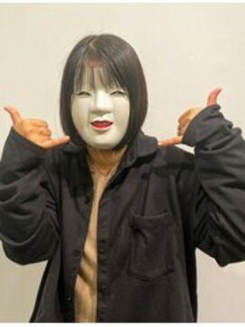 コマ(coma) 【coma中野】黒髪でも軽やかシースルーボブ