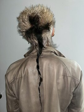 クク 渋谷(QUQU) マレット ウルフ レイヤー メンズ