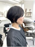 大人かわいいショートボブ