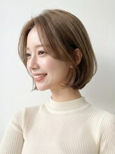 ネオリーブウリ 二子玉川店(Neolive uri) ダークパープルナチュラルショートミルクブラウン