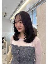 ネモネ バイ ミリー 梅田茶屋町(nemone by milly)&nbsp;【梅田茶屋町】ラベンダーグレージュで大人っぽく