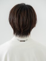 モッズヘア メン 南越谷南口店(mod's hair men)&nbsp;ダークアッシュ斜めバング王道刈り上げない大人ショートg南越谷