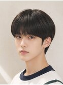 韓国ナチュラルマッシュ×黒髪ショート