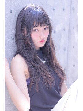 カシュカシュ(cache cache) cache cache★アッシュブラックとフェザーバングのロング