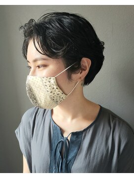 ペネロープ(Penelope) ハンサムショート×ニュアンスパーマ！　担当　遠藤至