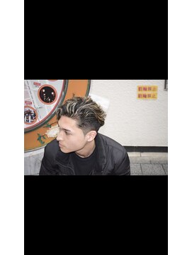 ワールドシップコウベ(WORLD SHIP KOBE) メッシュオールバックパーマ