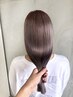 カット＋酸性ストレート（縮毛矯正）+ライトキュアトリートメント　￥19900