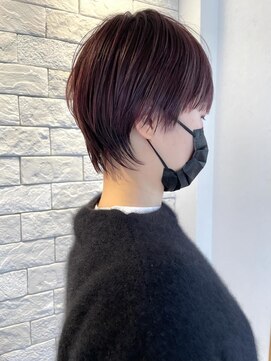 ニア 清澄白河(nir) 〈清澄白河 半個室〉ニュアンスショート/グレーピンク