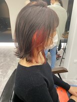 エミタス 宮街道(Emitas.) インナーピンク×外ハネボブ[ベビーピンク/ベージュピンク]