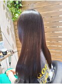 プロテスTRツヤ髪ストレートロング20代30代ナチュラルブラウン