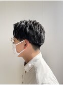 刈り上げアップバング