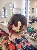トップをフワッとさせてルーズなアレンジでこなれ感【別府】