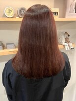 ミルヘアデザイン(mil hair design) レイヤーカットアッシュカラーグレージュ透明感カラー前髪