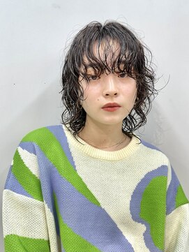 ヴェイン 渋谷(vain) レイヤーカット/ボブパーマ/前髪パーマ/顔まわりカット