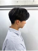 MEN’S HAIR/ウルフ/アッシュブラック/銀座/東銀座