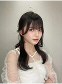 博多/福岡/韓国ヘア/前髪顔周りカット/レイヤー/ヘアアレンジ