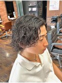 波巻きパーマスタイル