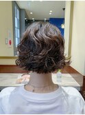 【下地 由美】ミニボブパーマ