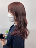 ピンクブラウンカラー
