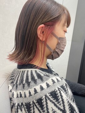 サイ 清澄白河(sigh) インナーカラーピンク◎