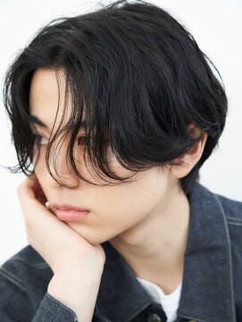 フィフス 名駅(fifth) 名古屋名駅センターパートニュアンスパーマウルフヘアミディアム