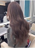 ブラウンアッシュ [メルティカラー/フェミニンロング/新宿]