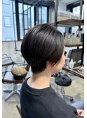 黒髪×ハンサムショート