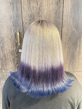 アジールヘア 池袋東口店(agir hair) 人気推しデザインカラー☆ミディアムスタイル　池袋