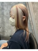 スライシングカラー/デザインカラー/ブリーチカラー/表参道/原宿