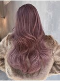 ロング顔周りレイヤー韓国ヘア美髪_ba450591