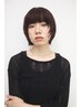 【平日限定】ショートカット+艶感カラー+4STEPトリートメント　13000円