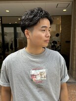 ヘアガーデン オフ(hair garden off)&nbsp;大人毛流れパーマ/オールバックパーマ/ワンカールパーマ