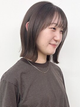 モリオフロムロンドン 松戸店(Morio from London) 【モリオ松戸　石山】大人可愛いくびれ外ハネミディアム前髪あり